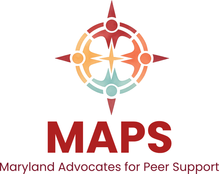 MAPS — Maryland Advocates for Peer Support logo